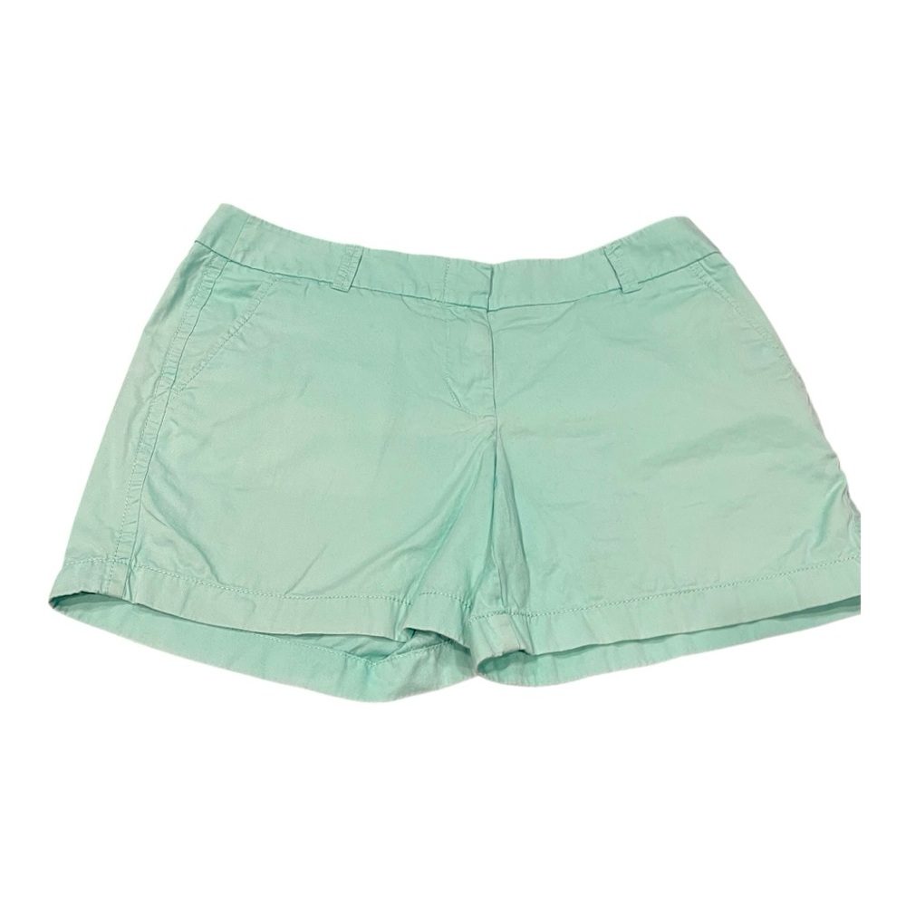 J.Crew Broken-In Chino Shorts Women’s 8 | Green Teal Preppy Classi‎